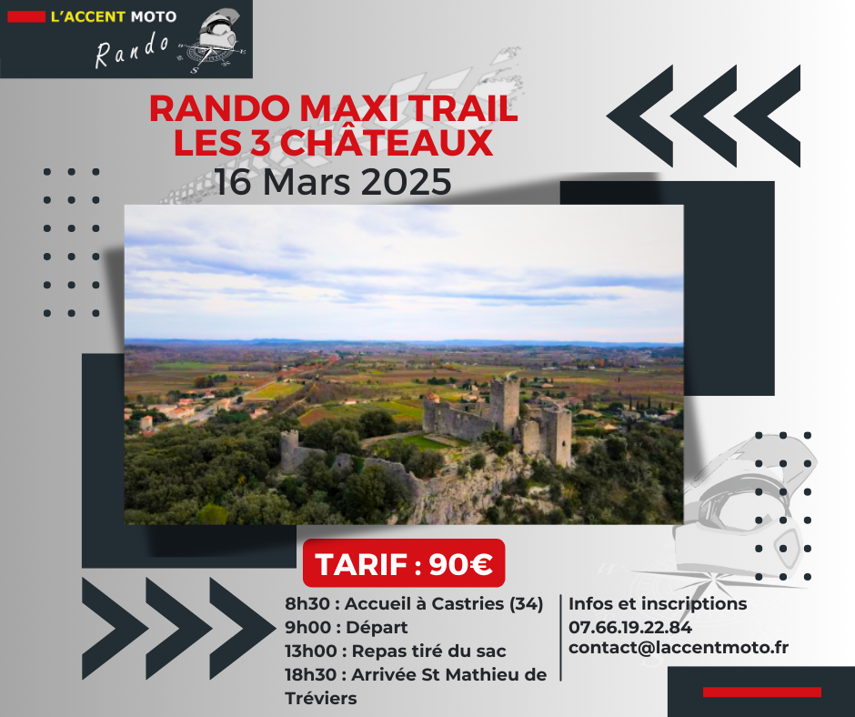 RANDO MAXITRAIL – Les 3 Châteaux