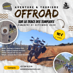 Rando touristique offraod Sur la Trace des Templiers