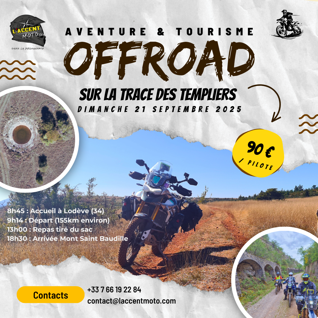 rando touristique offroAd – Sur la trace des templiers