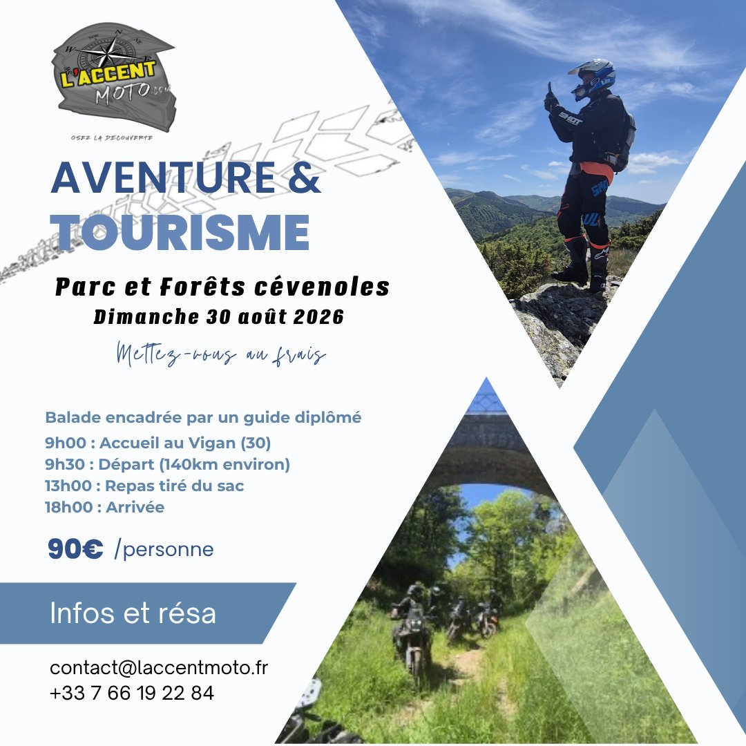 Rando touristique offroad – Parc et forêts cévenoles