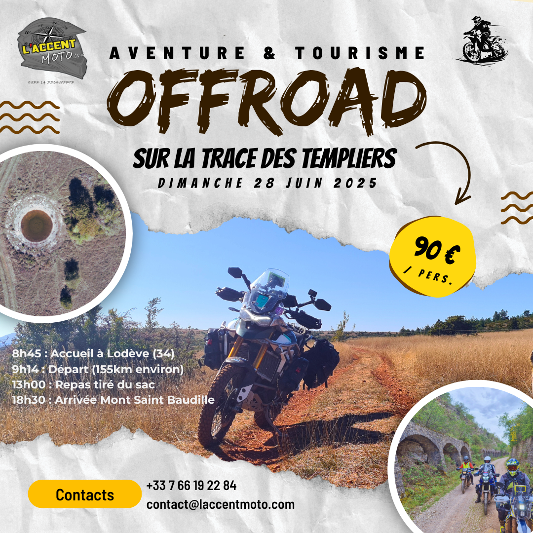 Randonnée Touristique Offroad – Sur la Trace des Templiers